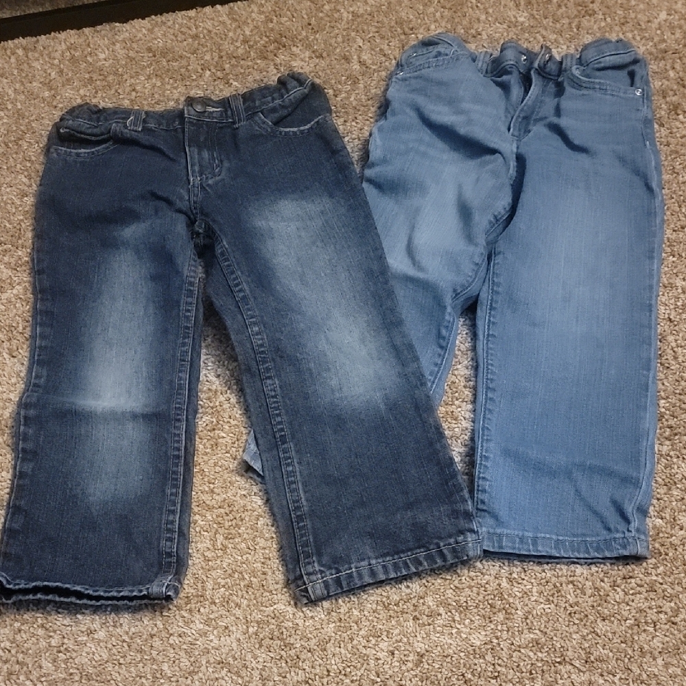 Kids Denim Jeans Set - Dark Blue and Light Blue